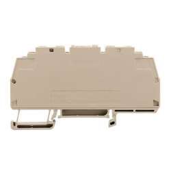 Weidmuller 1018800000 WTL 6/3 Исполнение: Измерительная клемма с размыкателем, Винтовое соединение, 6 мм.кв, 500 V, 41 A, скользящий, Темно-бежевый