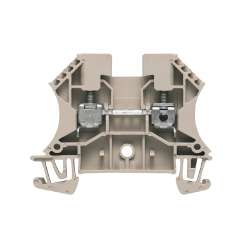 Weidmuller 1020100000 WDU 4 Исполнение: Проходная клемма, Винтовое соединение, 4 мм.кв, 800 V, 32 A, Темно-бежевый