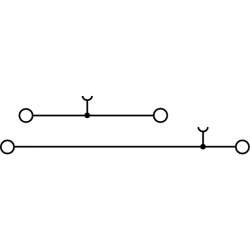 Weidmuller 1021560000 WDK 2.5 OR Исполнение: Проходная клемма, Двухуровневая клемма, Винтовое соединение, 2.5 мм.кв, 400 V, 24 A, оранжевый