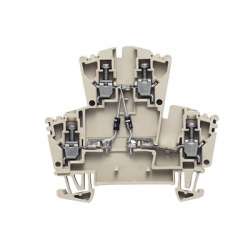 Weidmuller 1022600000 WDK 2.5 2D 2.A Исполнение: W-серия, Клемма с электронными компонентами, Расчетное сечение: 2.5 мм.кв, Винтовое соединение