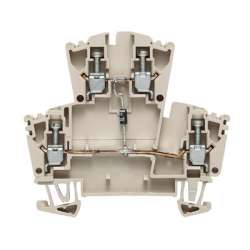 Weidmuller 1023300000 WDK 2.5 1D A.2 Исполнение: W-серия, Клемма с электронными компонентами, Расчетное сечение: 2.5 мм.кв, Винтовое соединение