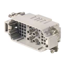 Weidmuller 1023320000 HDC S6/36 MC Исполнение: HDC - вставка, Штифт, 690 V, 40 A, Количество полюсов: 42, Обжимное соединение, Типоразмер: 6