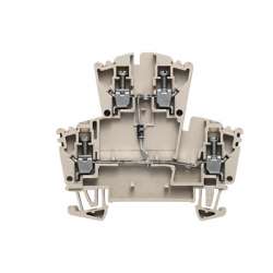 Weidmuller 1023400000 WDK 2.5 1D A.1 Исполнение: W-серия, Клемма с электронными компонентами, Расчетное сечение: 2.5 мм.кв, Винтовое соединение