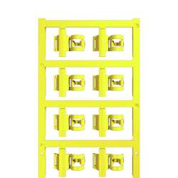 Weidmuller 1025270000 SFC 3/21 MC NE GE Исполнение: SlimFix Clip, Маркировка проводов и кабелей, 3.5 - 7 мм.кв 21 x 12.5 мм.кв желтый