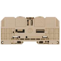 Weidmuller 1028400000 WFF 70 Исполнение: Винтовые клеммы болтового типа, Проходная клемма, Расчетное сечение: 70 мм.кв, Болтовое соединение