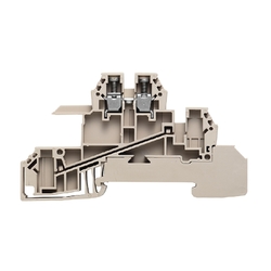 Weidmuller 1031300000 WDL 2.5/S/L Исполнение: W-серия, Распределительный клеммный блок для N-рейки, Расчетное сечение: 2.5 мм.кв, Винтовое соединение