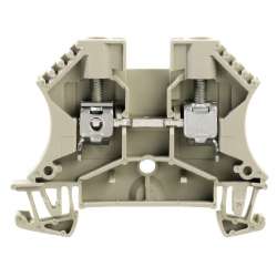 Weidmuller 1039600000 WDU 6 GR Исполнение: Проходная клемма, Винтовое соединение, 6 мм.кв, 800 V, 41 A, серый