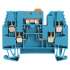 Weidmuller 1039980000 WTR 2.5/ZZ BL Исполнение: Измерительная клемма с размыкателем, Винтовое соединение, 2.5 мм.кв, 400 V, 14 A, поворотный, синий