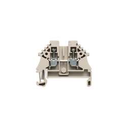 Weidmuller 1040800000 WDU 2.5N ZQV Исполнение: Проходная клемма, Винтовое соединение, 2.5 мм.кв, 500 V, 24 A, Темно-бежевый