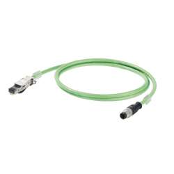 Weidmuller 1044470030 IE-C5DD4UG0030MCSA20-E Исполнение: Тросовый кабель, PROFINET, M12 IP 67, прямая вилка, RJ45 IP 20, Кат.5 (ISO/IEC 11801) / кат.5e (TIA T568-B), Полиуретан, 3 m