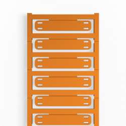 Weidmuller 1051900000 SFX 11/60 MC NE BR Исполнение: SlimFix X, Маркировка проводов и кабелей, 7 - 40 мм.кв 60 x 11 мм.кв коричневый