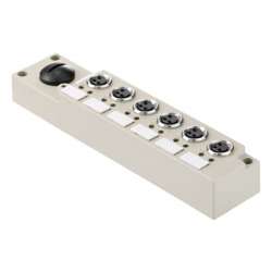 Weidmuller 1057720000 SAI-6-S 3P M8 L SL Исполнение: Концентратор сигналов, пассивный распределитель, M8, С разъемом M12, Да