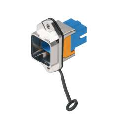 Weidmuller 1058140000 IE-BSS-V14M-SCRJ-SM-C Исполнение: Оптоволоконный разъем, Variant 14, стандартный фланец, соединение SCRJ Duplex, Одномодовый