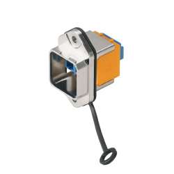 Weidmuller 1058150000 IE-BSS-V14M-LCD-SM-C Исполнение: Оптоволоконный разъем, Variant 14, стандартный фланец, соединение LC Duplex, Одномодовый