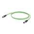 Weidmuller 1059330015 IE-C5DD4UG0015MSSMCS-E Исполнение: Тросовый кабель, PROFINET, M12 IP 67, прямая вилка, M12 IP 67, розетка прямая, Кат.5 (ISO/IEC 11801) / кат.5e (TIA T568-B), Полиуретан, 1.5 m