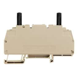 Weidmuller 1060370000 WTL 6/3/STB SW Исполнение: Измерительная клемма с размыкателем, Винтовое соединение, 6 мм.кв, 500 V, 41 A, скользящий, Темно-бежевый