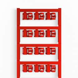 Weidmuller 1062020000 SFC 2.5/12 MC NE RT Исполнение: SlimFix Clip, Маркировка проводов и кабелей, 4 - 6 мм.кв 12 x 9.3 мм.кв красный