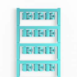 Weidmuller 1062030000 SFC 2.5/12 MC NE BL Исполнение: SlimFix Clip, Маркировка проводов и кабелей, 4 - 6 мм.кв 12 x 9.3 мм.кв синий