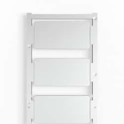 Weidmuller 1072670000 CC 30/60 MC NE GR Исполнение: ClipCard, Маркировочные элементы для устройств, 30 x 60 мм.кв Держатель CC-H 30/60, серый