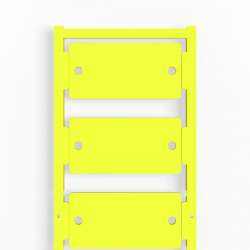 Weidmuller 1083160000 CC 30/60 O4мм.квMC NE GE Исполнение: ClipCard, Маркировочные элементы для устройств, 30 x 60 мм.кв С отверстием, желтый