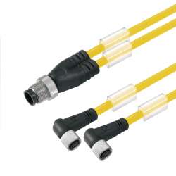 Weidmuller 1093260300 SAIL-ZW-M8BW-3-3.0UGE Исполнение: Концентратор сигналов, контрольная линия, Соединительная линия, M12/M8, Number of poles : 3, 3 m, Двухжильный кабель, контакт, прямая конфигурация, 2x гнездо, угловая конфигурация, Экранированный: Н