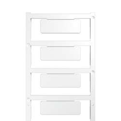 Weidmuller 1111210000 CC 15/45 MC NE WS Исполнение: ClipCard, Маркировочные элементы для устройств, 15 x 45 мм.кв Рейка, белый