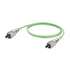 Weidmuller 1119730100 IE-C5DD4UG0100A2EA2E-X Исполнение: Тросовый кабель, PROFINET, RJ45 IP 67 PushPull V14, металл, RJ45 IP 67 PushPull V14, металл, Кат.5 (ISO/IEC 11801) / кат.5e (TIA T568-B), Полиуретан, 10 m