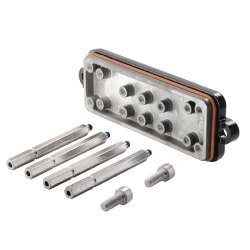 Weidmuller 1119950000 HDC IP68 24B MD Исполнение: HDC - корпус, Типоразмер: 8, Вид защиты: IP68, Крышка, Резьбовая заглушка, Стандартный