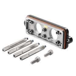 Weidmuller 1119990000 HDC IP68 24B MD 2M40 Исполнение: HDC - корпус, Типоразмер: 8, Вид защиты: IP68, Крышка, Резьбовая заглушка, Стандартный, Типоразмер кабельных вводов: M 40