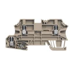 Weidmuller 1143060000 WMF 2.5 PE Исполнение: W-серия, Клеммы PE, Проходная клемма, Расчетное сечение: 2.5 мм.кв, Винтовое соединение