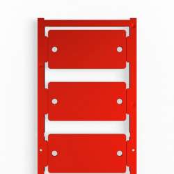 Weidmuller 1158830000 CC 30/60 O4мм.квMC NE RT Исполнение: ClipCard, Маркировочные элементы для устройств, 30 x 60 мм.кв С отверстием, красный