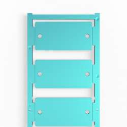 Weidmuller 1158840000 CC 30/60 O4мм.квMC NE BL Исполнение: ClipCard, Маркировочные элементы для устройств, 30 x 60 мм.кв С отверстием, синий