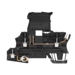 Weidmuller 1162820000 WMF 2.5 FU BLZ PE SW Исполнение: W-серия, Клемма с предохранителем, Клеммы PE, Расчетное сечение: 2.5 мм.кв, Винтовое соединение