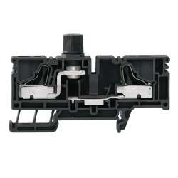 Weidmuller 1165140000 PSI 6/10 SW Исполнение: P-серия, Клемма с предохранителем, Расчетное сечение: 6 мм.кв, PUSH IN