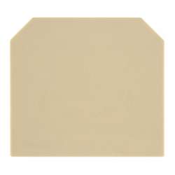 Weidmuller 117960000 AP SAK4-10 Исполнение: SAK-серия, Концевая пластина, 1.5 мм.кв бежевый, Непосредственный монтаж