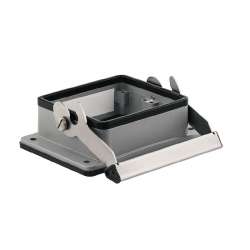 Weidmuller 1219500000 HDC 32B ALU Исполнение: HDC - корпус, Типоразмер: 10, Вид защиты: IP65, Проходной корпус, Продольная скоба для фиксации на нижней части, Стандартный