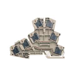 Weidmuller 1221340000 PMAK 4 Исполнение: P-серия, Соединительная клемма двигателя, Расчетное сечение: 4 мм.кв, PUSH IN, Непосредственный монтаж