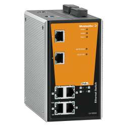 Weidmuller 1241390000 IE-SW-PL06M-2TX-4POE Исполнение: Сетевой выключатель, managed PoE, Fast Ethernet, Количество портов: 2 * RJ45 10/100 BaseT(X), 4 * RJ45 10/100 BaseT(X) PoE+, IP30, 0 °C...60 °C