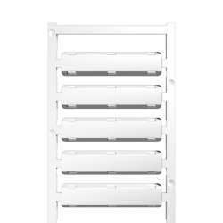 Weidmuller 1248810000 SFX 10/60 S MC NE WS Исполнение: SlimFix X, Маркировка проводов и кабелей, 7 - 40 мм.кв 60 x 10 мм.кв белый