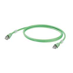 Weidmuller 1251590020 IE-C6FP8LG0020M40M40-G Исполнение: Патч-кабель, RJ45 IP 20, RJ45 IP 20, Cat.6A / Class EA (ISO/IEC 11801 2010), LSZH (малодымный безгалогенный компаунд), 2 m
