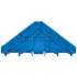 Weidmuller 1267940000 BZT PRV16 BL 35X7.5 Исполнение: P-серия, Держатель маркировки, синий, Количество уровней: 16, TS 35 x 7.5
