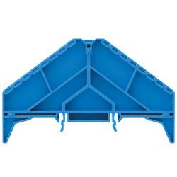 Weidmuller 1267950000 BZT PRV8 BL 35X15 Исполнение: P-серия, Держатель маркировки, синий, Количество уровней: 8, TS 35 x 15