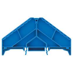 Weidmuller 1267970000 BZT PRV8 BL 35X7.5 Исполнение: P-серия, Держатель маркировки, синий, Количество уровней: 8, TS 35 x 7.5