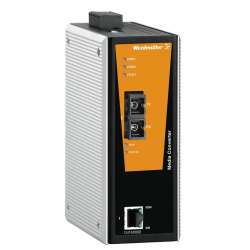 Weidmuller 1286880000 IE-MC-VLT-1TX-1SC Исполнение: Media-конвертор, Fast Ethernet, Количество портов: 1 x RJ45, 1 * SC, многомодовый, IP30, -40 °C...75 °C