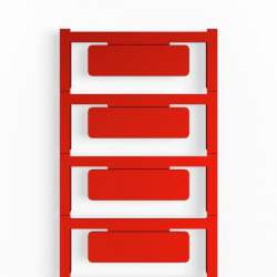 Weidmuller 1288380000 CC 15/49 K MC NE RT Исполнение: ClipCard, Маркировочные элементы для устройств, 15 x 49 мм.кв красный