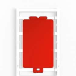 Weidmuller 1288390000 CC 85/54 K MC NE RT Исполнение: ClipCard, Маркировочные элементы для устройств, x 54 мм.кв красный