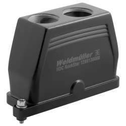 Weidmuller 1289130000 HDC IP68 24B TOS 2M40 TSS 1M32 Исполнение: HDC - корпус, Типоразмер: 8, Вид защиты: IP68, Корпус для вилки, Резьбовая заглушка, Стандартный, Типоразмер кабельных вводов: M 40, M 32
