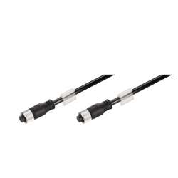Weidmuller 1310030015 IE-C5DB4HE0015MSSMSS-E Исполнение: Системный кабель, M12 IP 67, розетка прямая, M12 IP 67, розетка прямая, Cat.5 / Class D, Безгалогеновый огнестойкий компаунд EM 104, 1.5 m