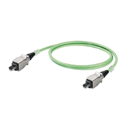 Weidmuller 1312690010 IE-C5IT4UG0010B2EB2E-X Исполнение: Торсионный кабель, RJ45 IP 67 PushPull, компаундированный V14, металл, RJ45 IP 67 PushPull, компаундированный V14, металл, Кат.5 (ISO/IEC 11801) / кат.5e (TIA T568-B), Полиуретан, 1 m