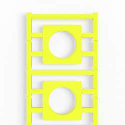 Weidmuller 1323540000 SM 42/42-30 K MC NE GE Исполнение: SwitchMark, Маркировочные элементы для устройств, 42 x 42 мм.кв для кулачковых переключателей, Тип T0, желтый